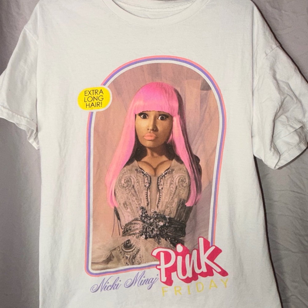 Nicki Minaj Pink Graphic  T-Shirt